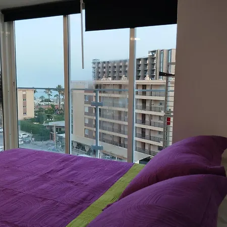Playamar Estudio 2 Huesped 40m Playa Parking Wi-fi 토레몰리노스