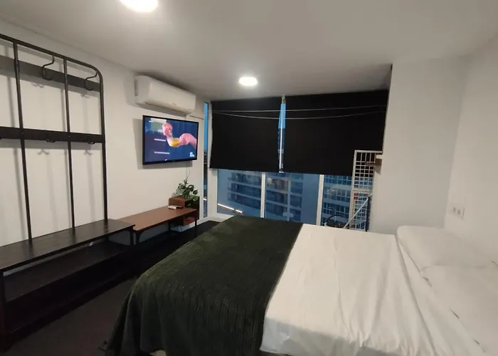 Playamar Estudio 2 Huesped 40m Playa Parking Wi-fi *