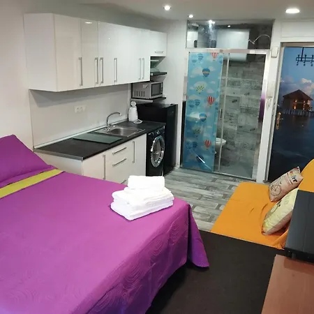 Playamar Estudio 2 Huesped 40m Playa Parking Wi-fi Apartmán Torremolinos