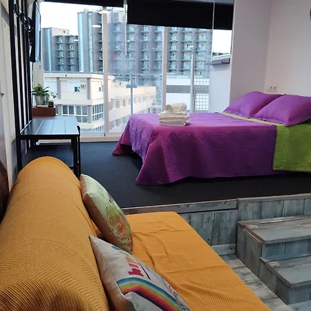 Playamar Estudio 2 Huesped 40m Playa Parking Wi-fi * Torremolinos